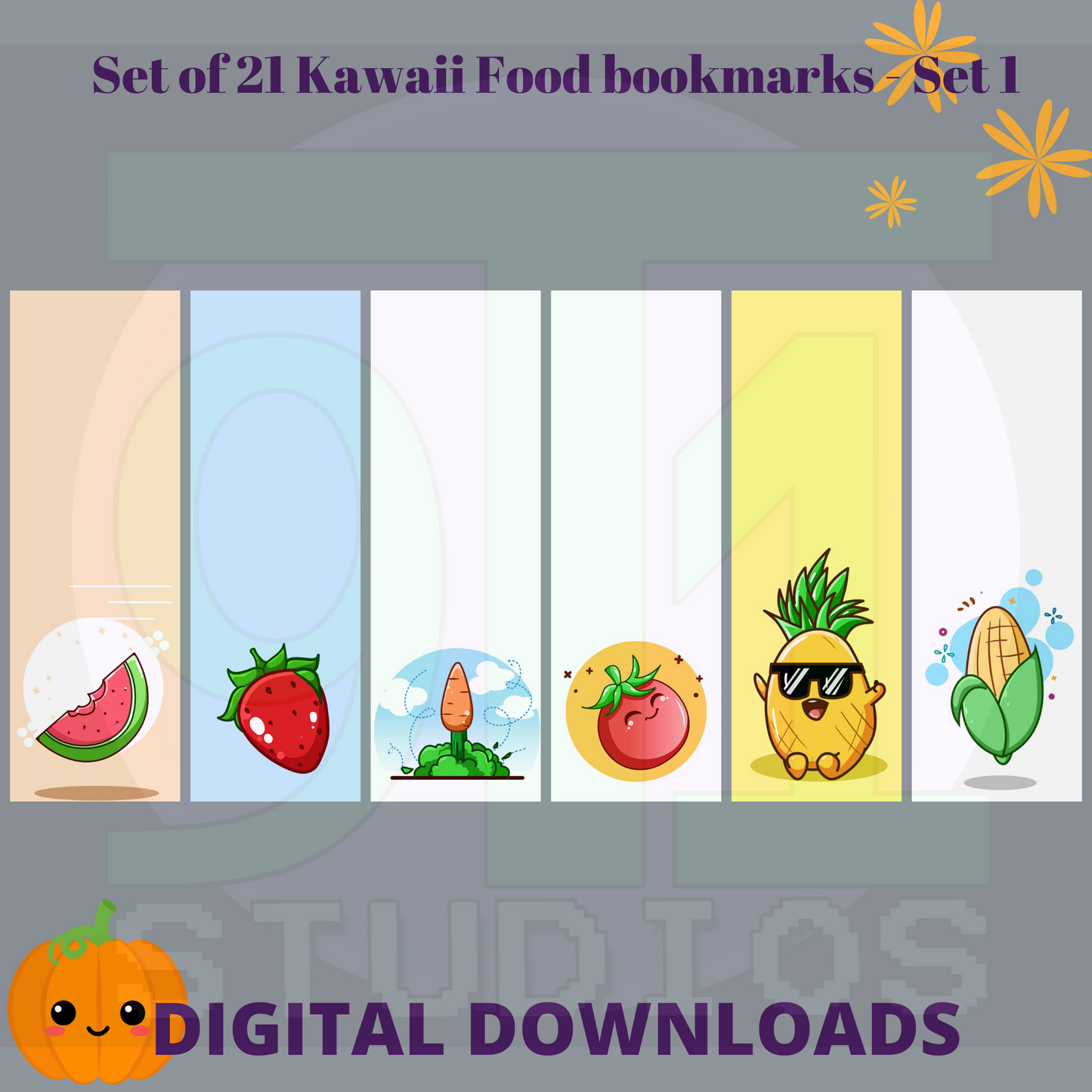 Kawaii Food Set 1