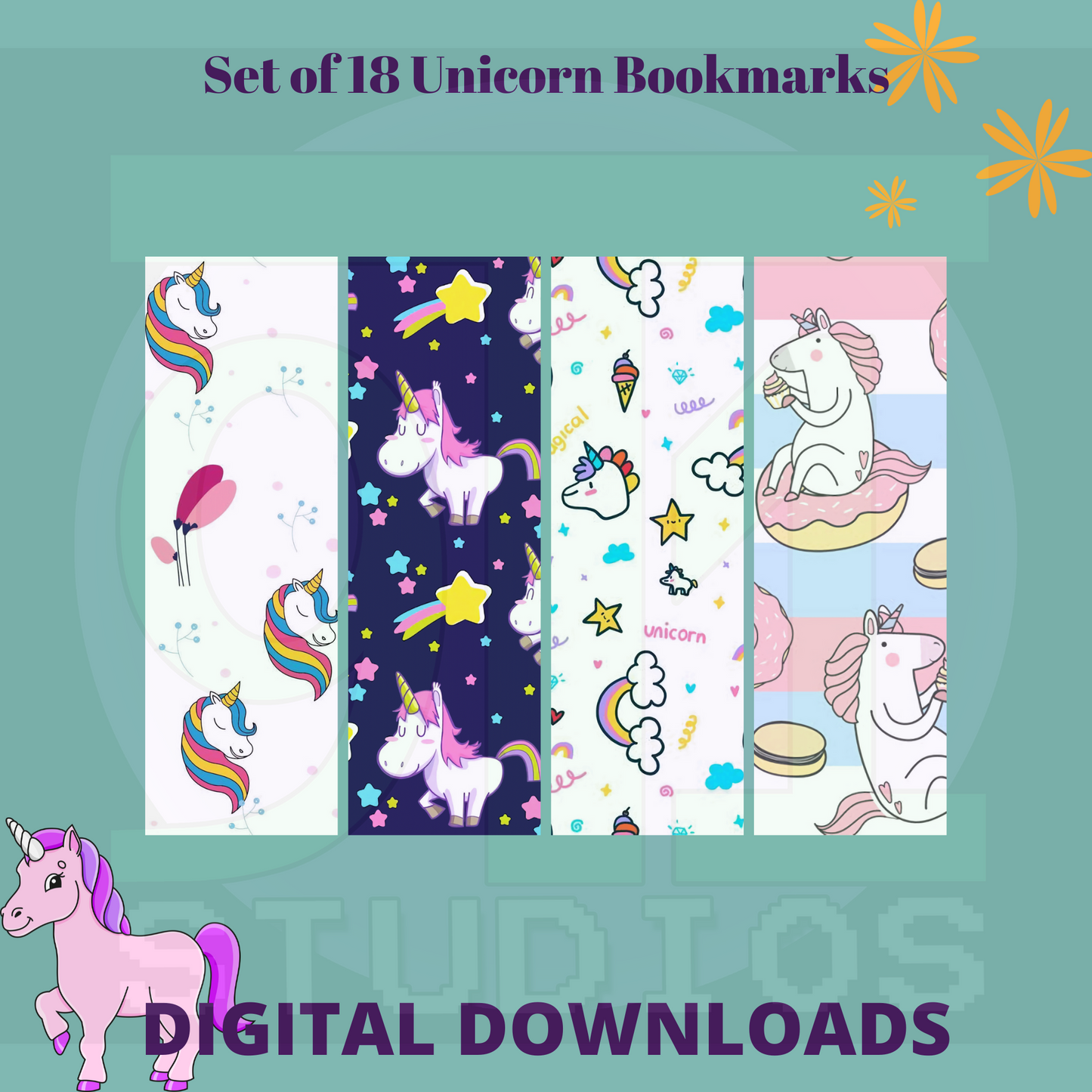 Unicorn Bookmarks