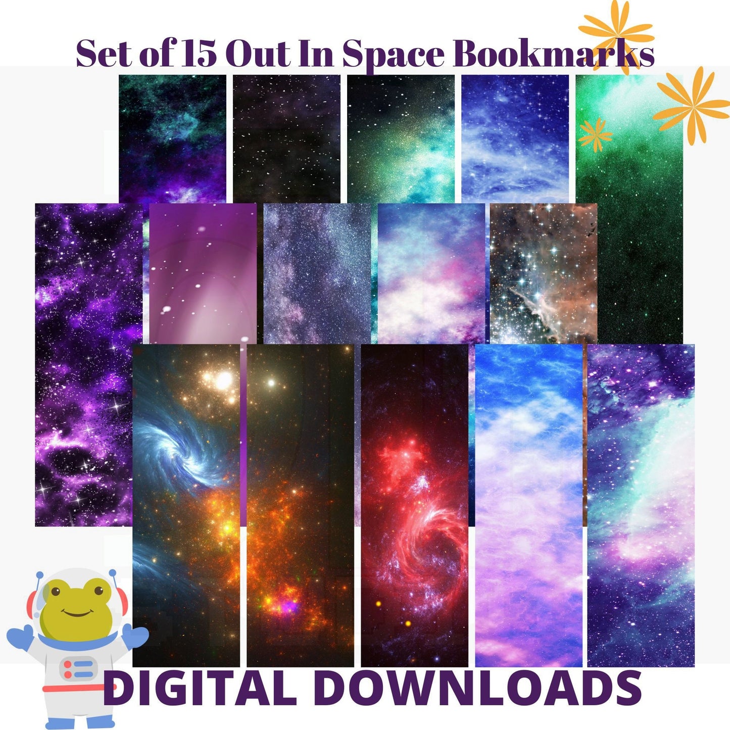 Out In Space bookmarks