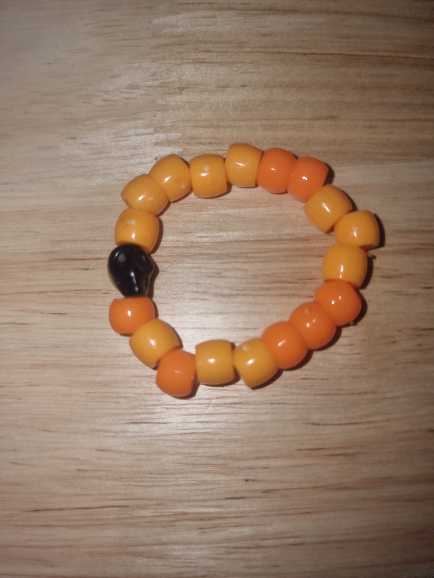 Handmade Halloween Beaded Bracelet
