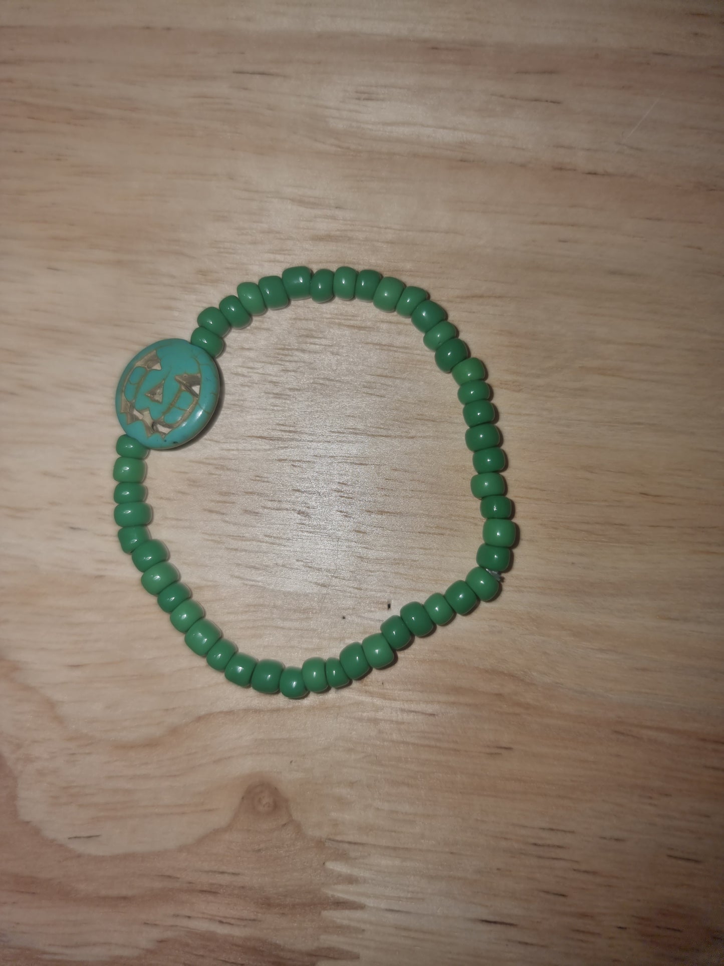 Handmade Halloween Beaded Bracelet