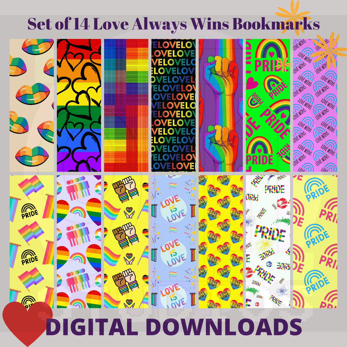 Love Always Wins Bookmarks