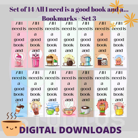 Kawaii Drinks Set 3