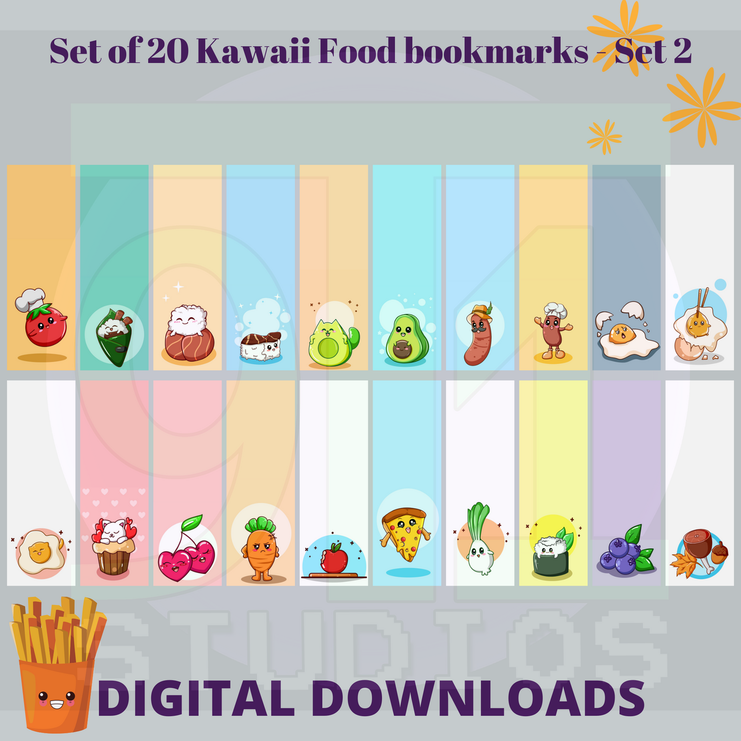 Kawaii Food Set 2