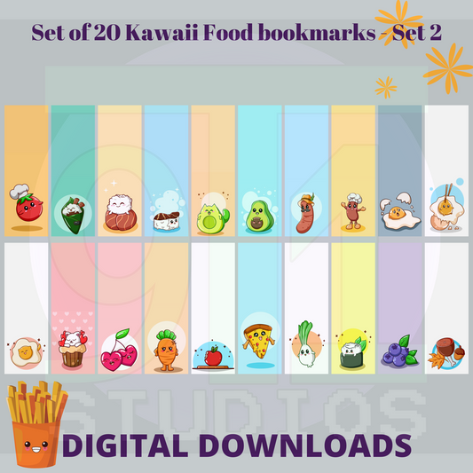 Kawaii Food Set 2