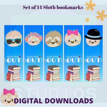 Sloth Bookmarks