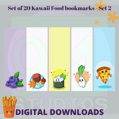 Kawaii Food Set 2