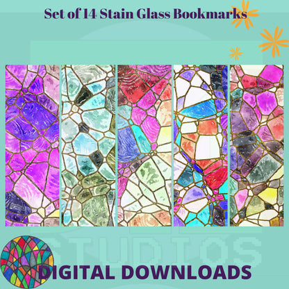 Stain Glass Bookmarks