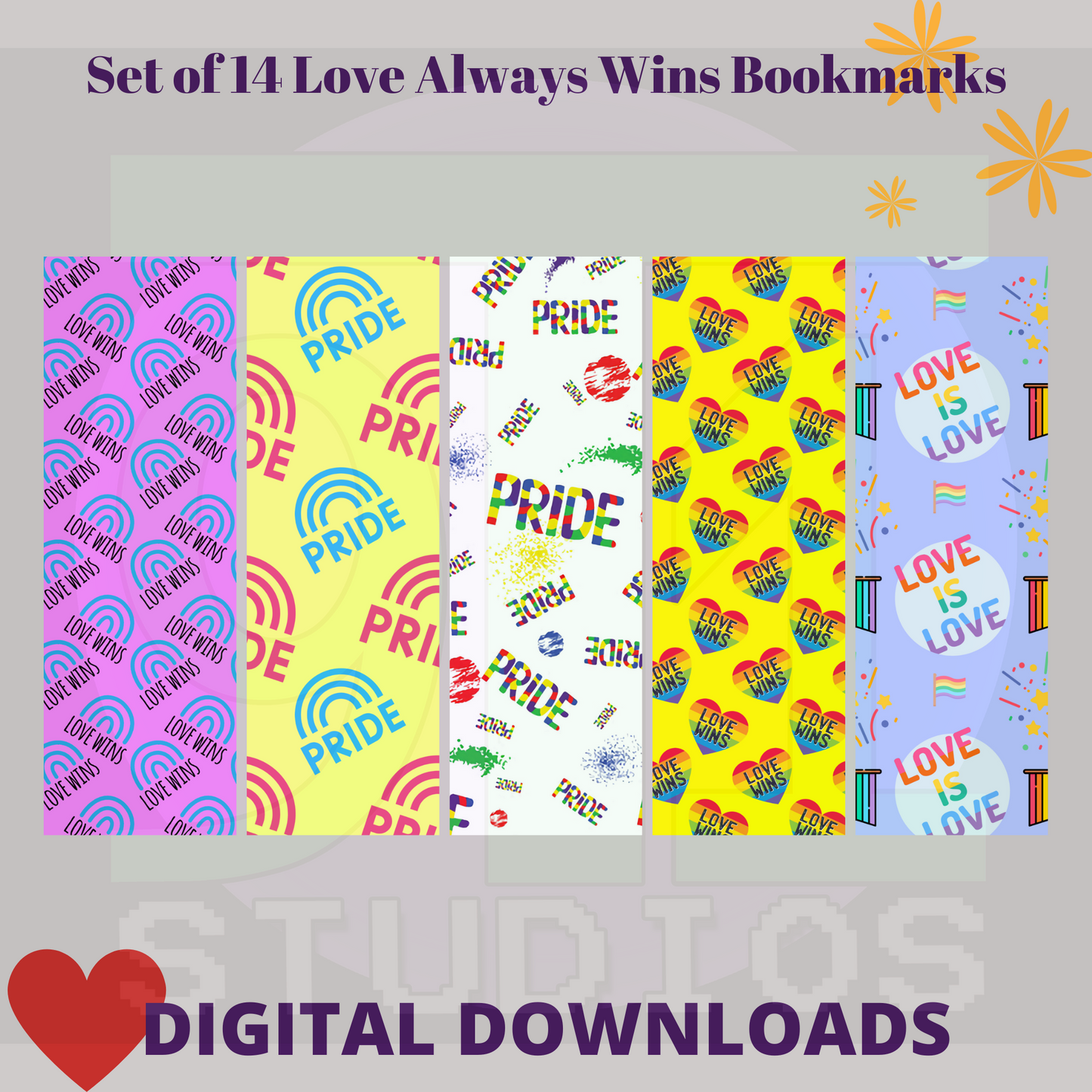 Love Always Wins Bookmarks