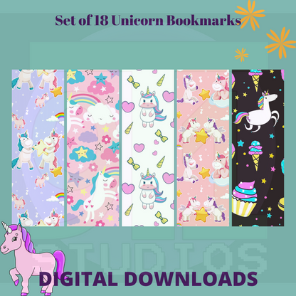 Unicorn Bookmarks