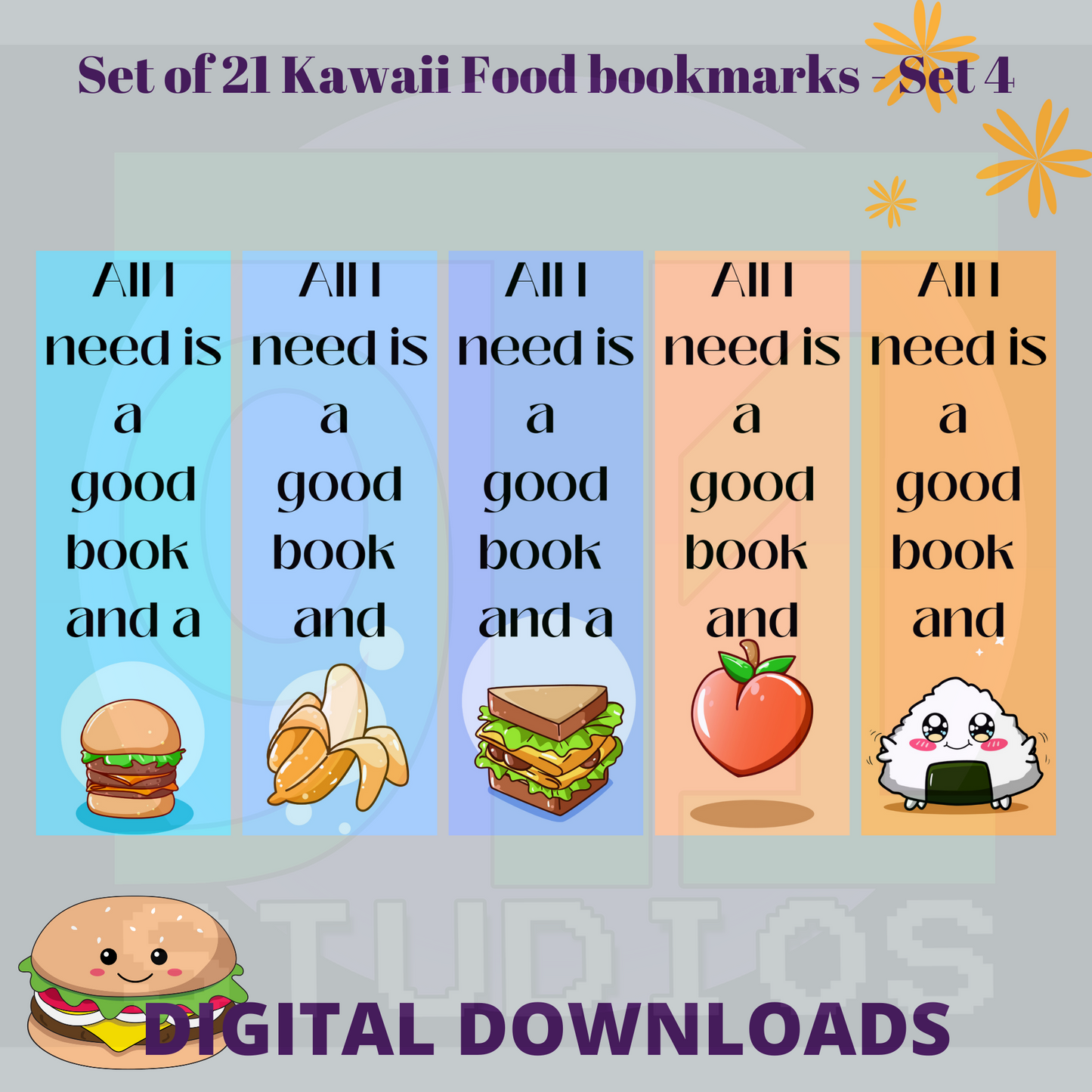 Kawaii Food Set 4
