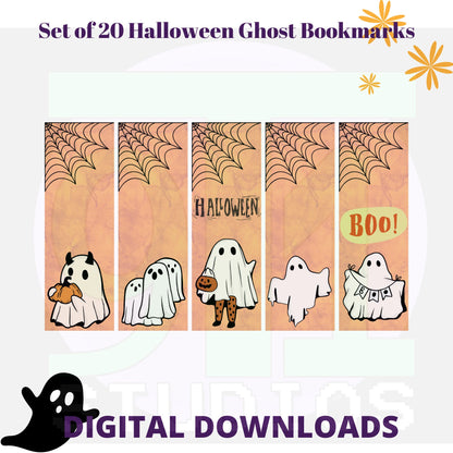 Halloween Ghost Bookmarks