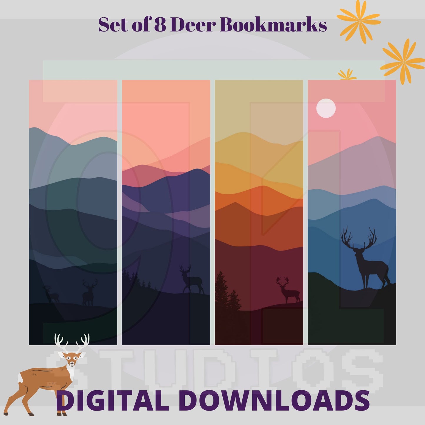 Deer Bookmarks