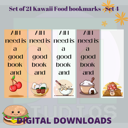 Kawaii Food Set 4
