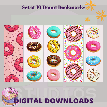 Donut Bookmarks
