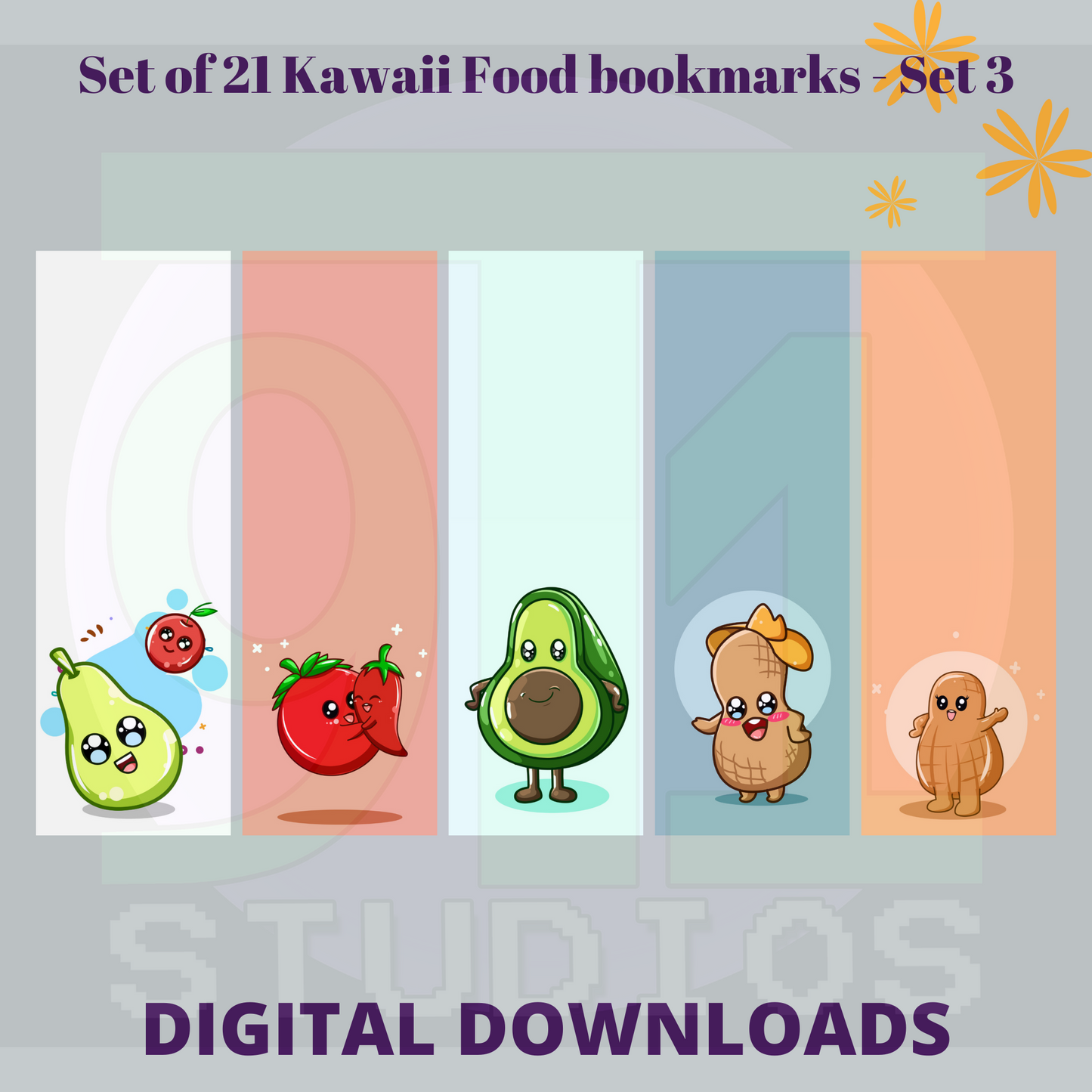 Kawaii Food Set 3