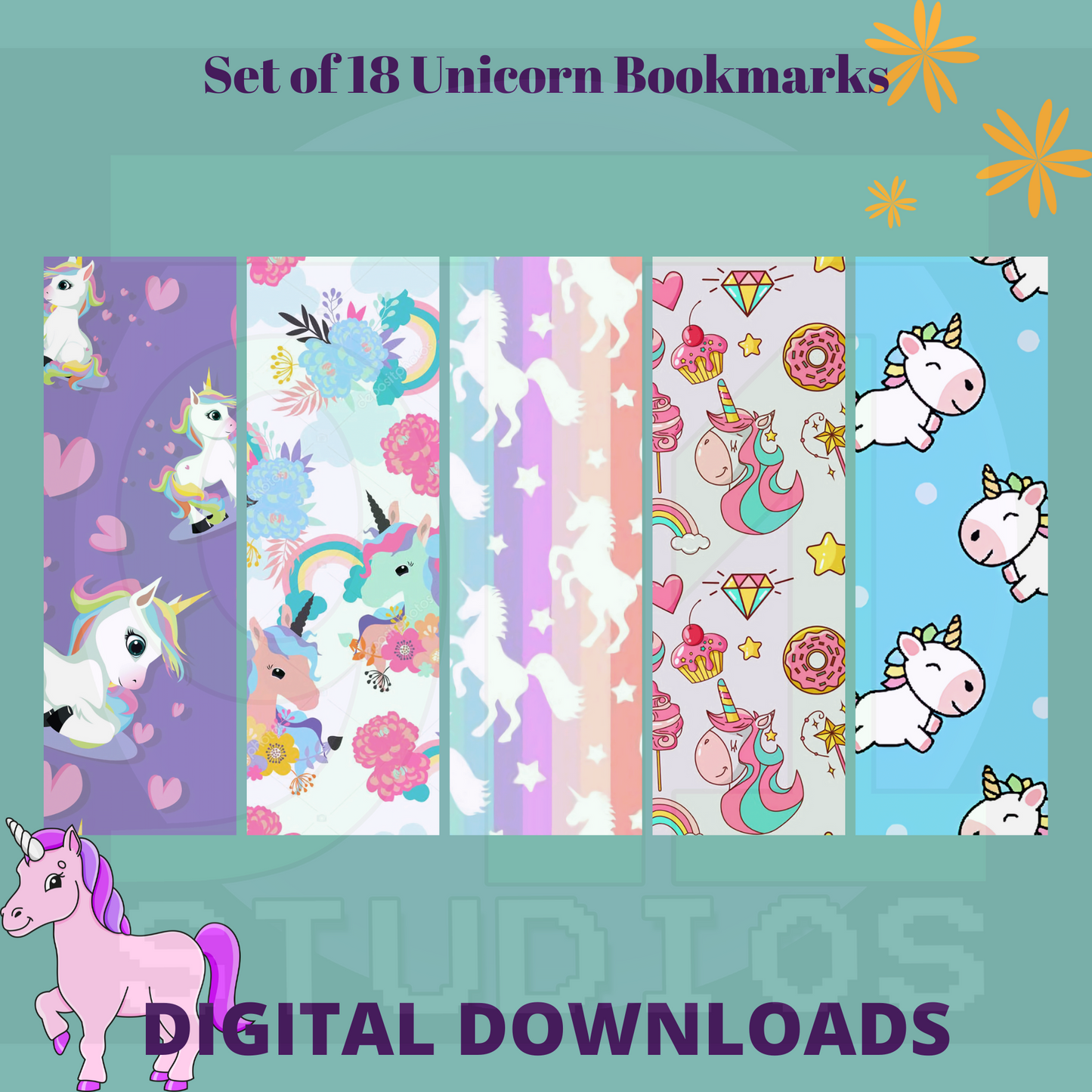 Unicorn Bookmarks