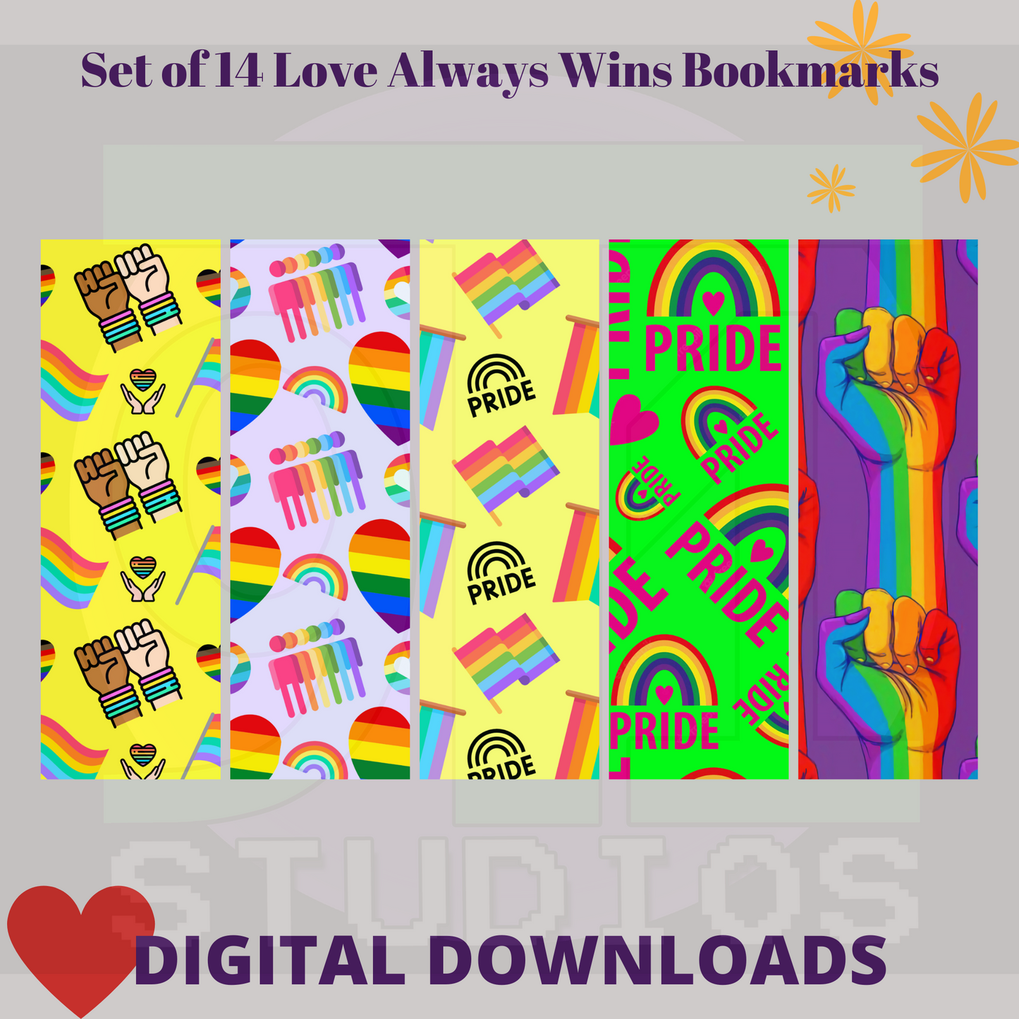Love Always Wins Bookmarks