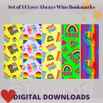 Love Always Wins Bookmarks