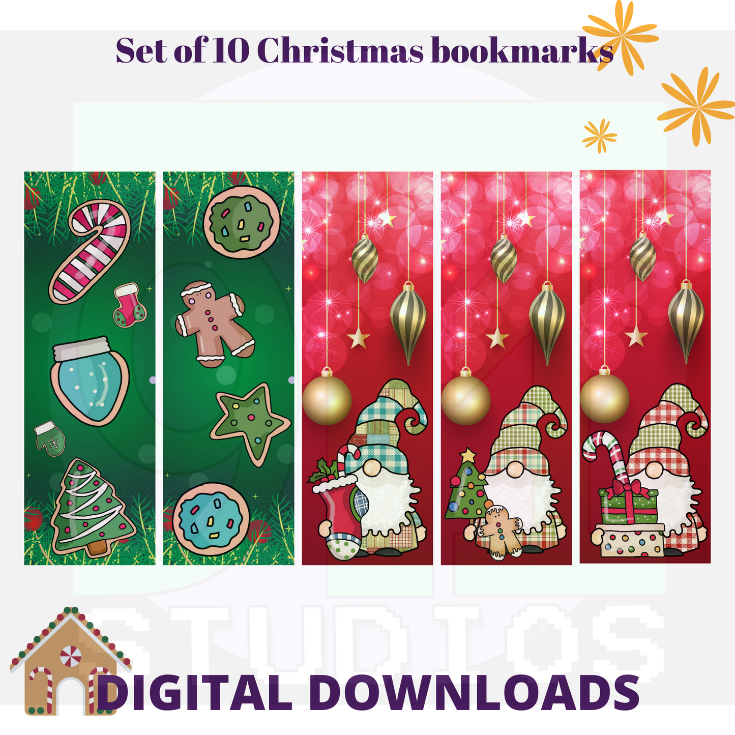 Misc Christmas Bookmarks