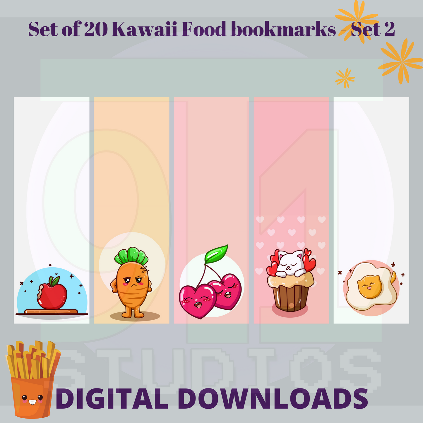 Kawaii Food Set 2