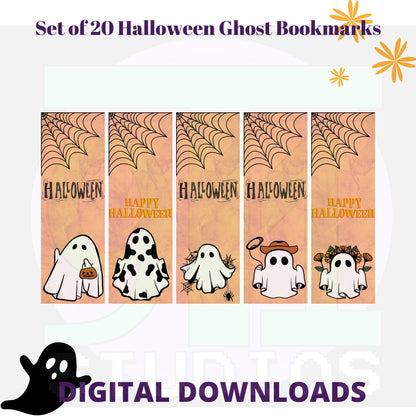 Halloween Ghost Bookmarks