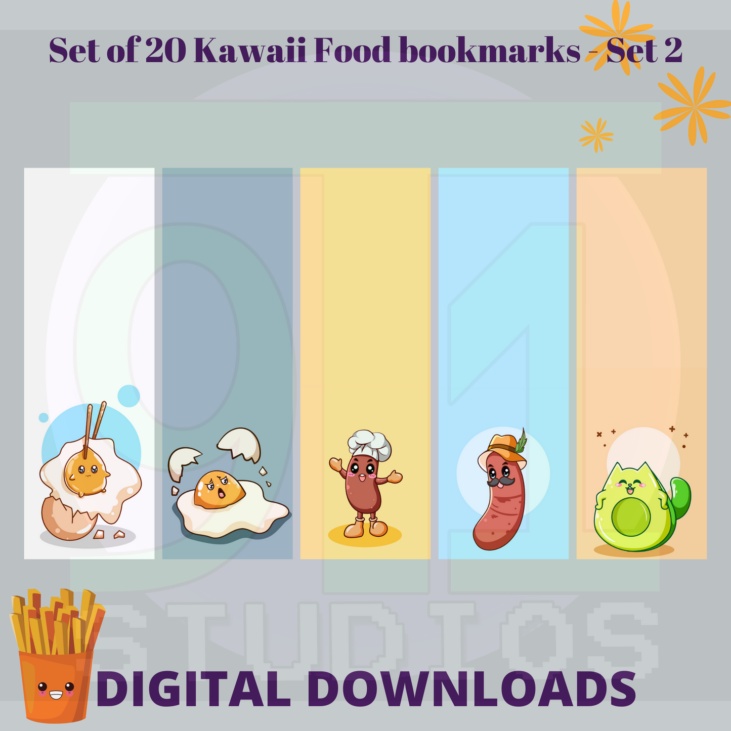 Kawaii Food Set 2