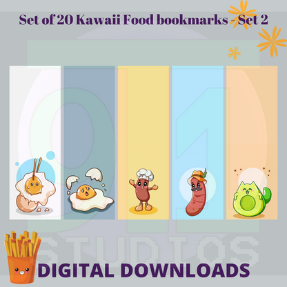 Kawaii Food Set 2