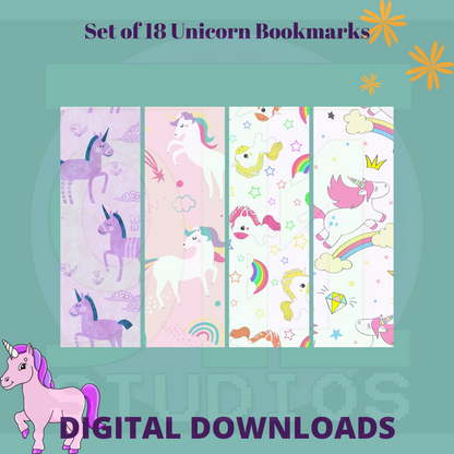 Unicorn Bookmarks