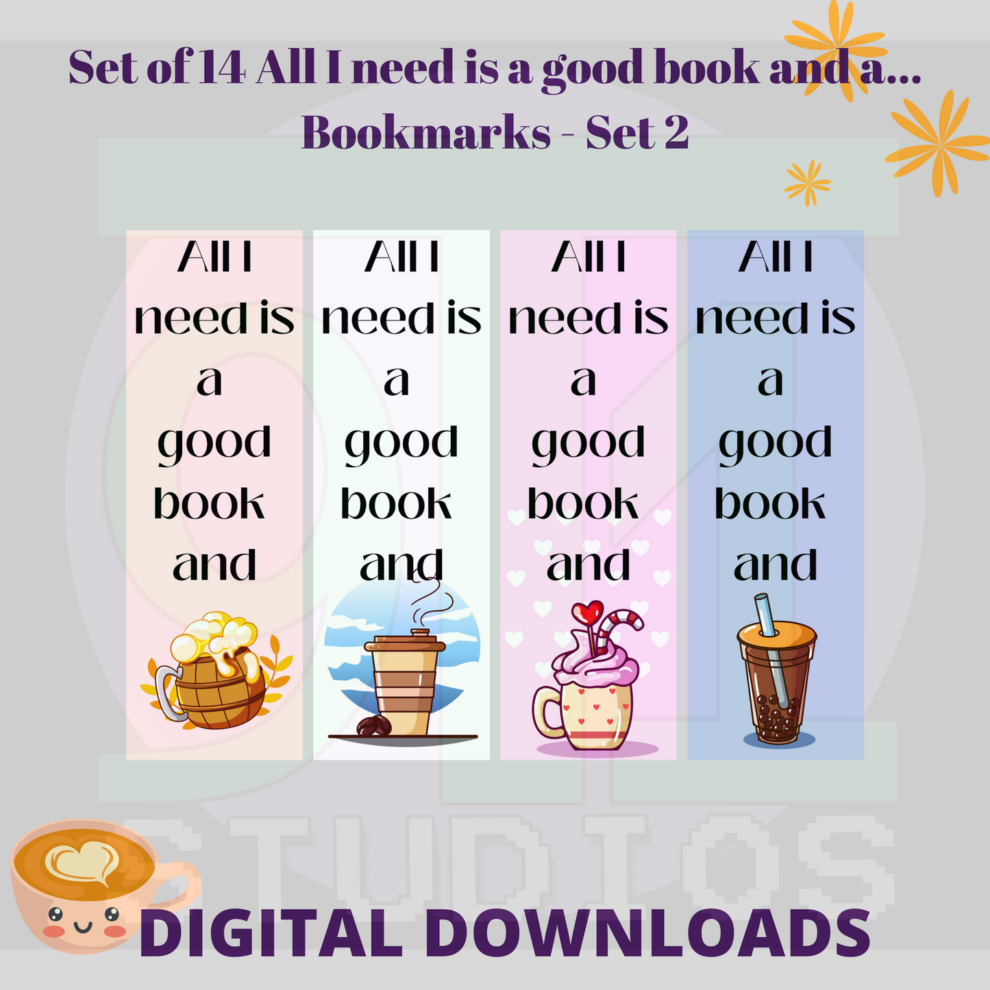 Kawaii Drinks Set 2