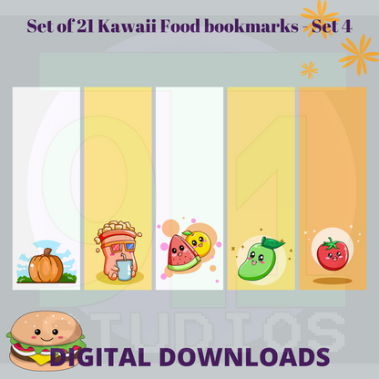 Kawaii Food Set 4