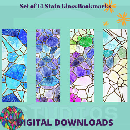 Stain Glass Bookmarks