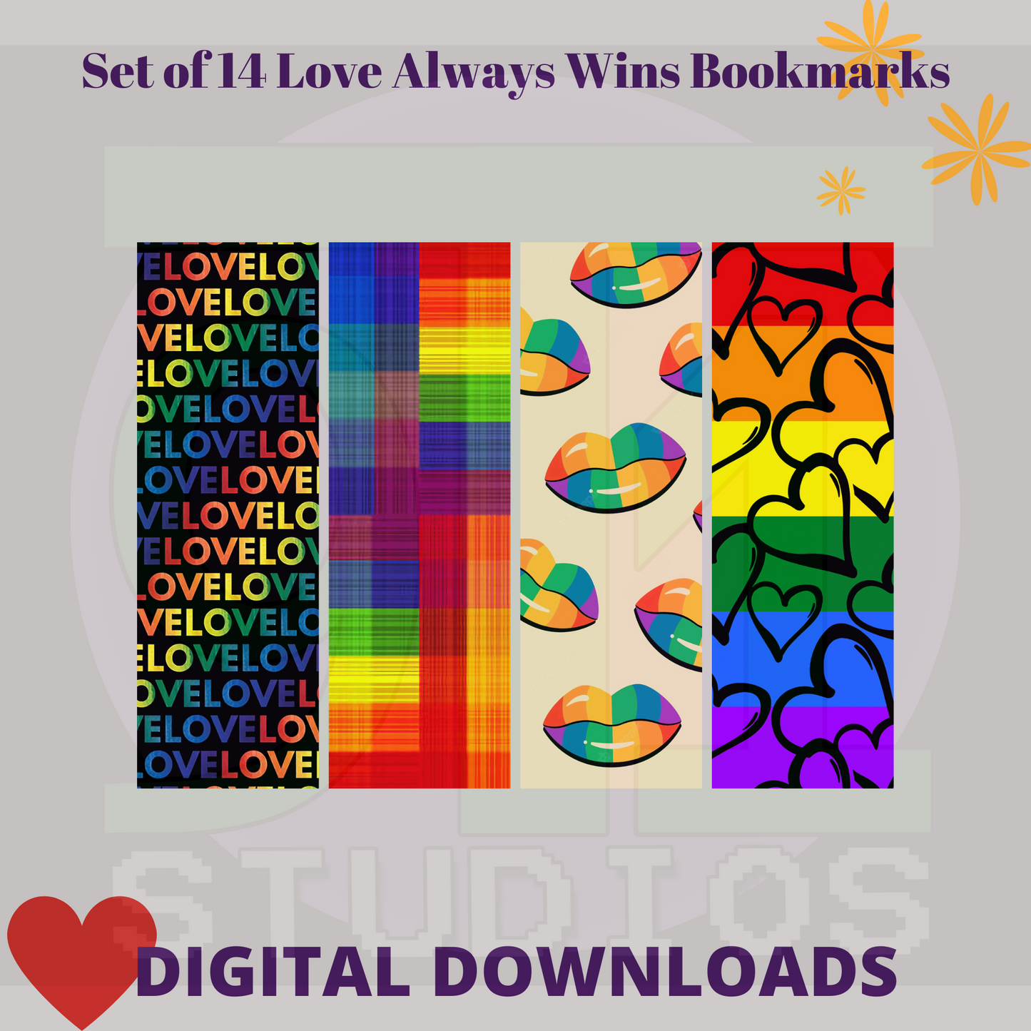 Love Always Wins Bookmarks