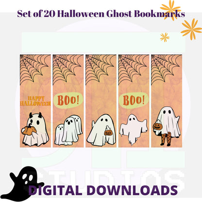 Halloween Ghost Bookmarks
