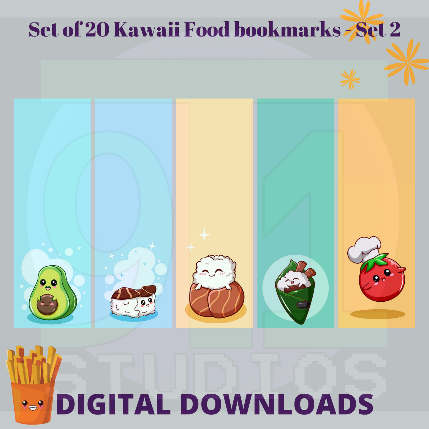 Kawaii Food Set 2