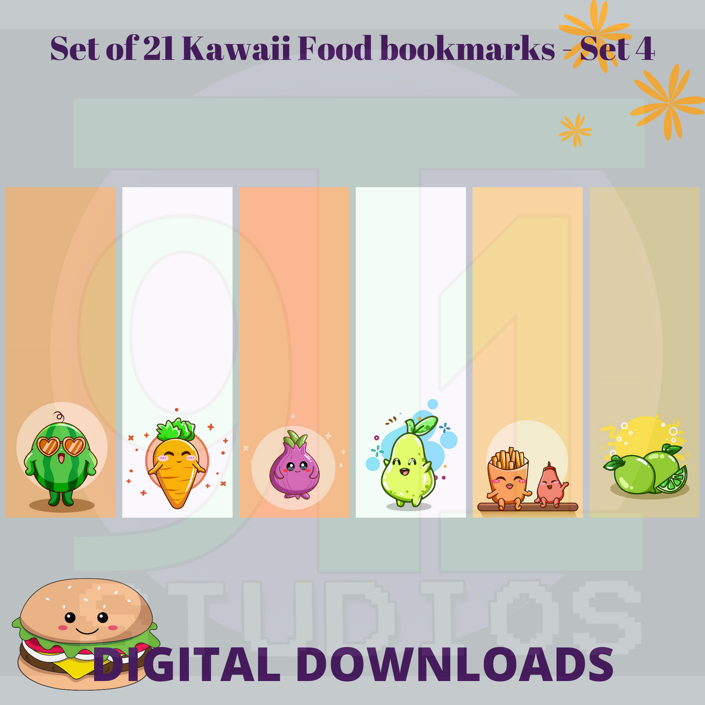 Kawaii Food Set 4