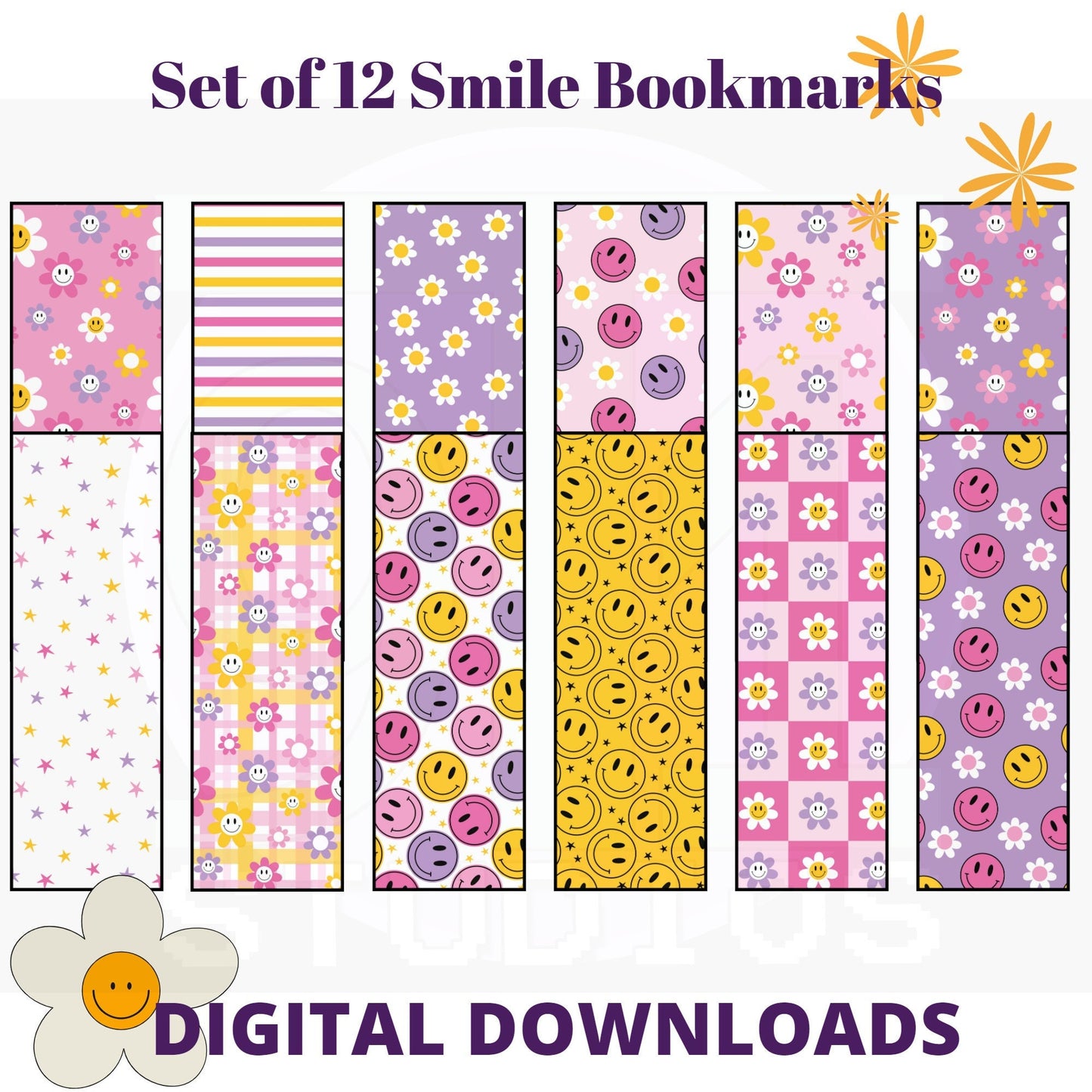 Smiley bookmarks