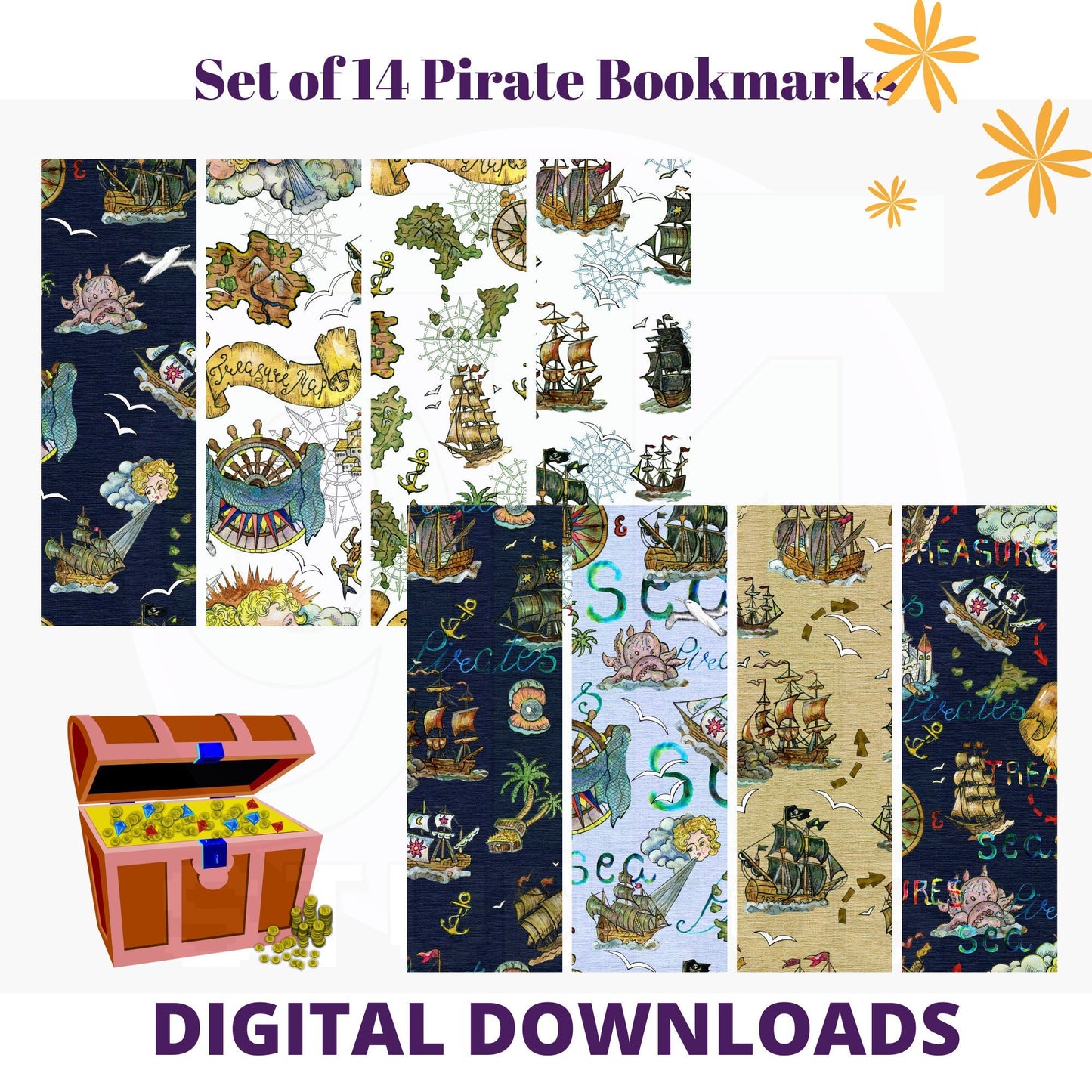 Pirate bookmarks